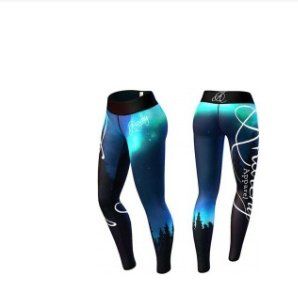Lange Sport Tight Anarchy Apparel schwarz Gr. XS - 260373