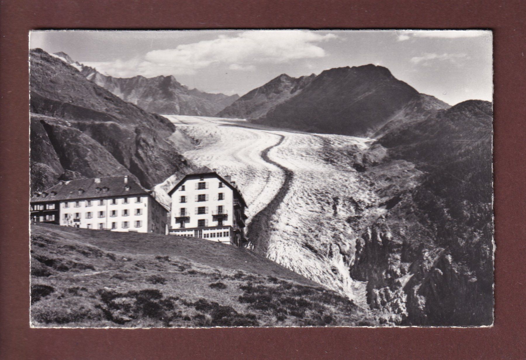 Cartoline postali: Hotel BELALP - Aletschgletscher – Usato da Pully venduto da nicecards