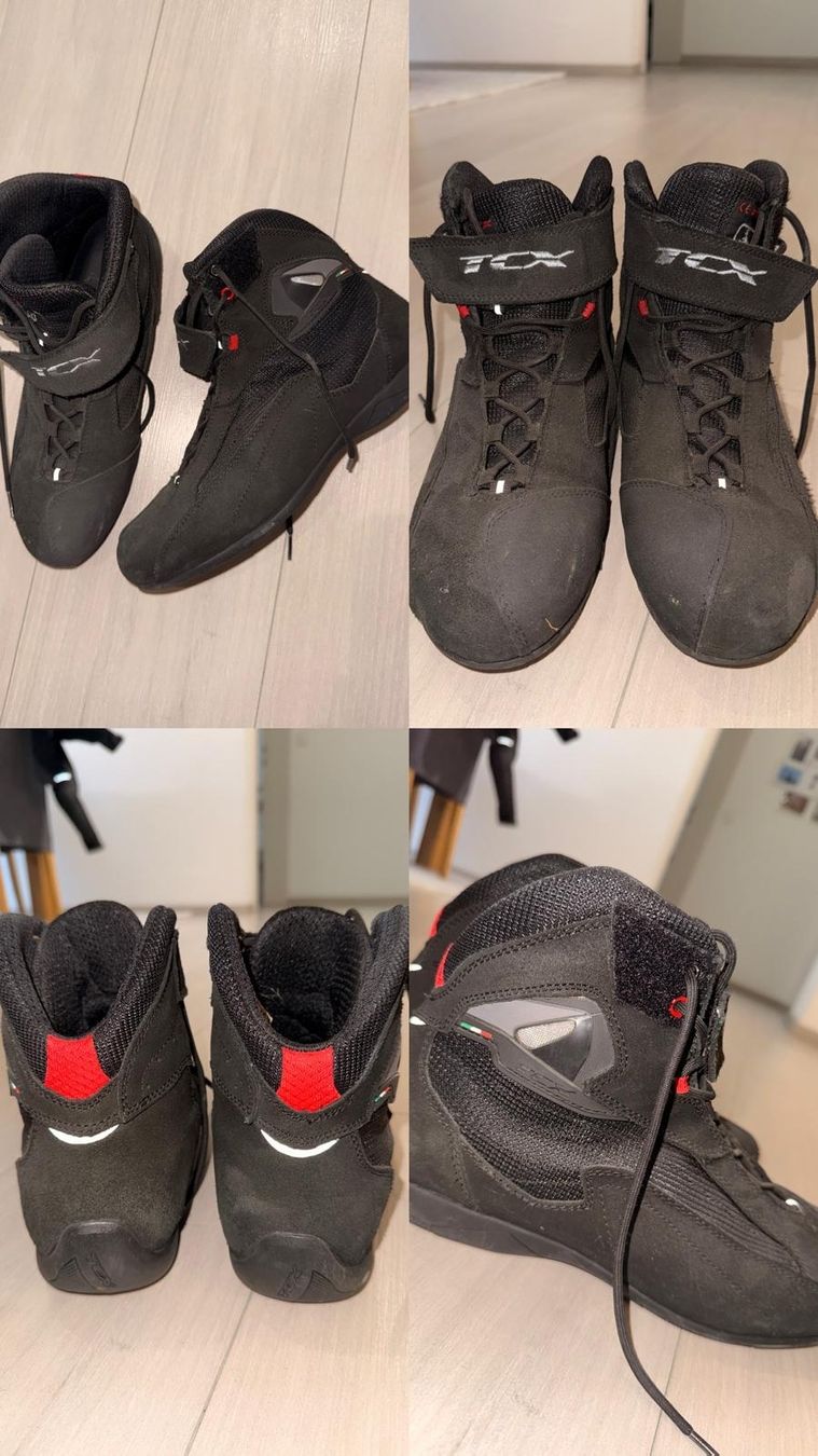 TCX Scarpe da uomo: Bottes moto TCX noires Taille 43  – Usato da Murten venduto da son_58vp