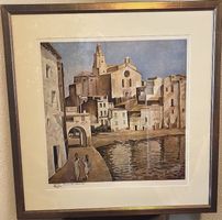 Affiche de Salvador Dali Port Alguer 1924