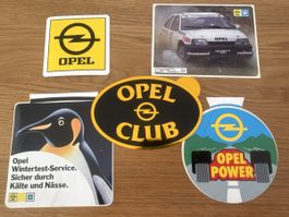 🔥 5x Original Opel Vintage Sticker – Kadett Club Power