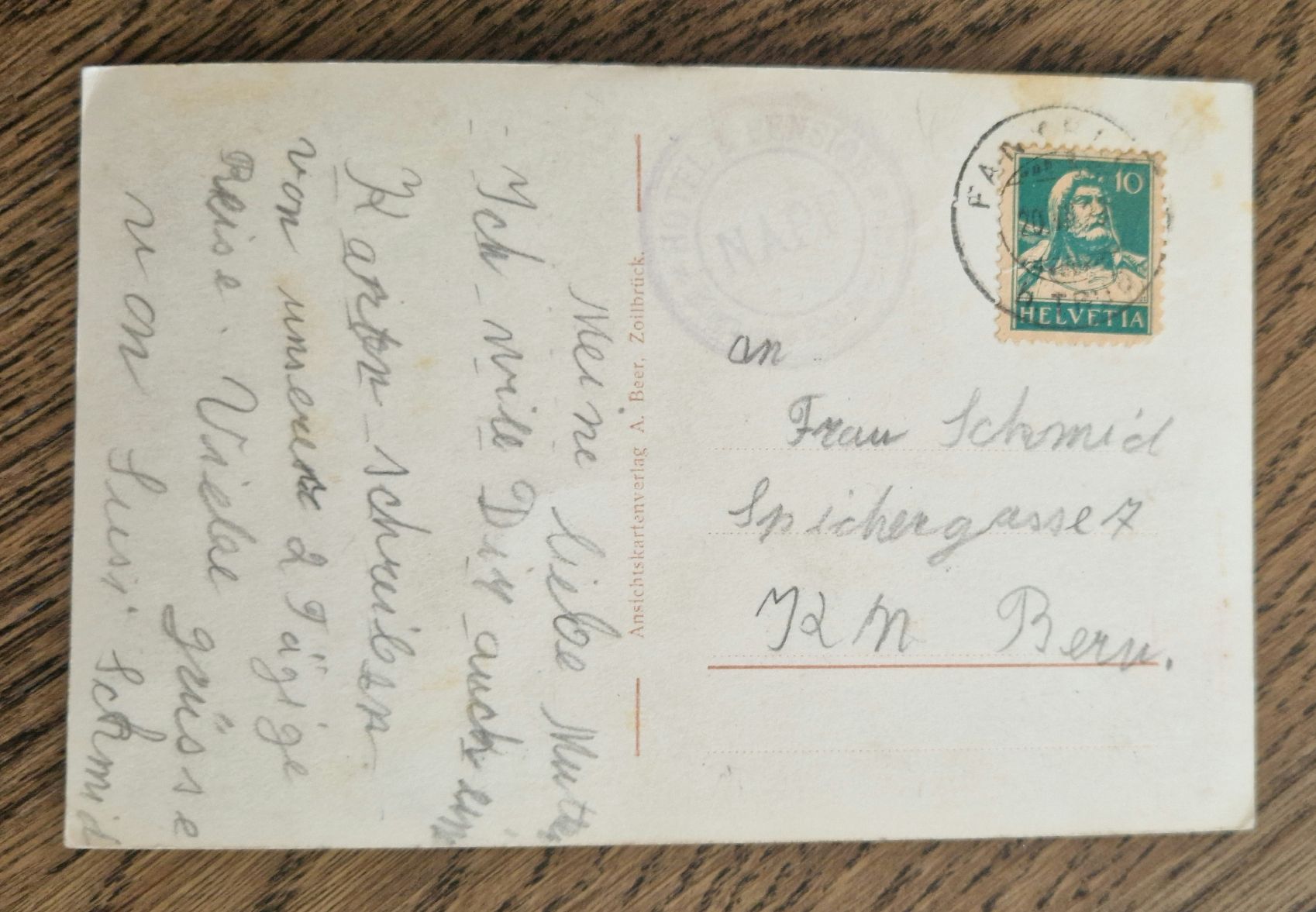 Cartoline postali: Napg 1928 – Usato da Ebikon venduto da Donar50 1