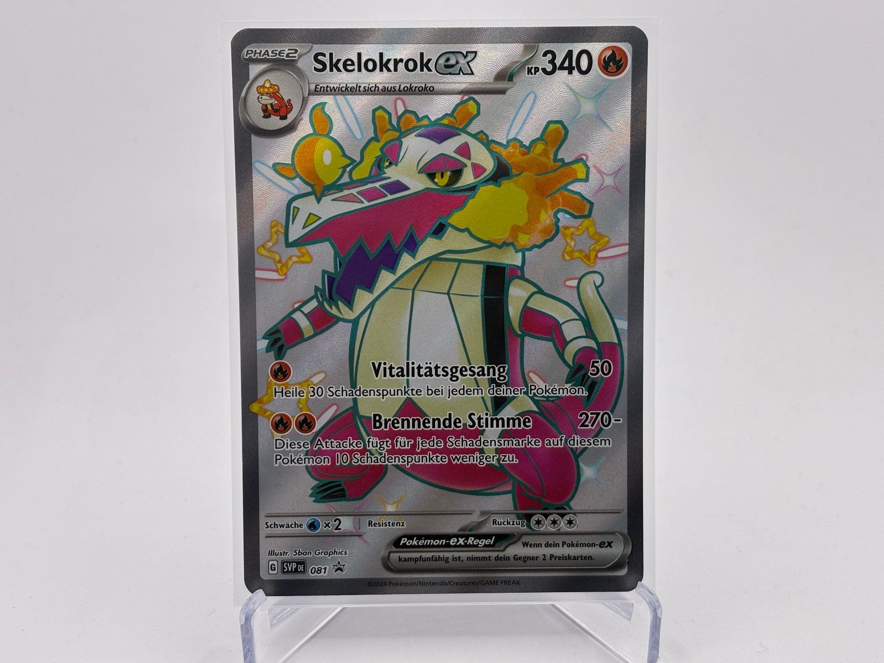 Pokémon Sammelbilder & Trading cards: Scarlet & Violet Promos - Skelokrok ex  (SVP 81) - DE – Neu (gemäss Beschreibung) aus Allschwil von Bullach