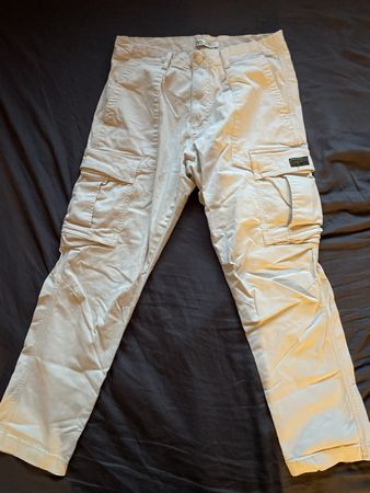 Cargo Hose Zara beige Grösse 42 