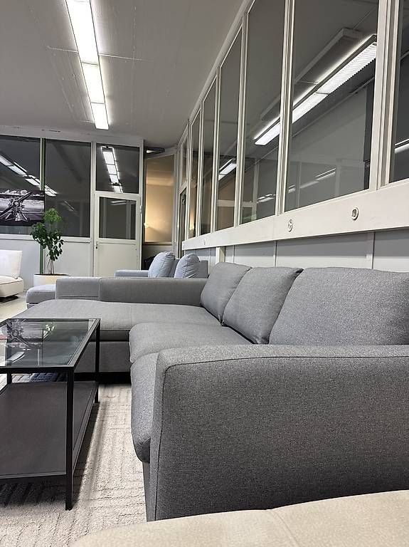 Divani: (Gratis Lieferung) Ecksofa Grau Stöff – Usato da Fehraltorf venduto da Sofalab.swiss 5