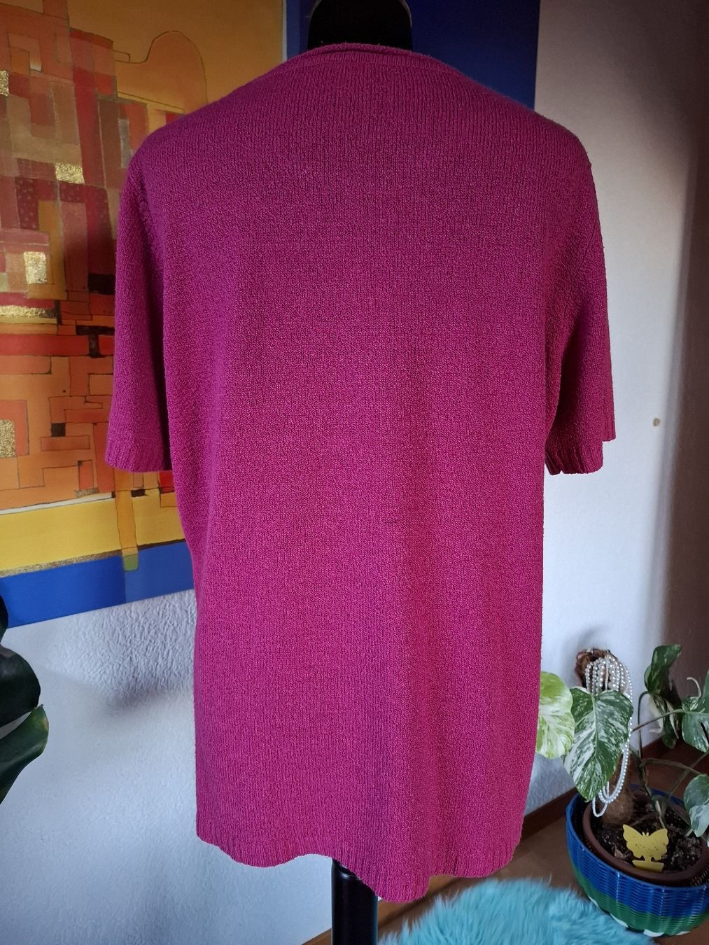 Maglioni & Felpe: Strick Pullover Gr. 44 Beere Rosa weich & dehnbar 71 sommer – Usato da Vinelz venduto da sonnenmond77 4