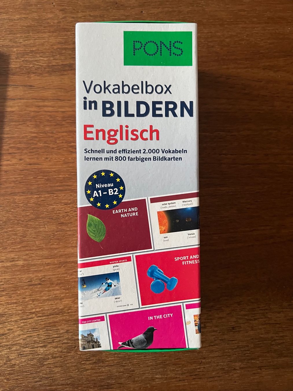 Bücher: PONS Vokabelbox Englisch in Bildern A1-B2 – Gebraucht aus Zürich von luc70
