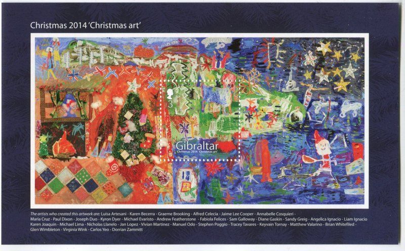 Tous les timbres: Block "Weihnachten". Gibraltar. – Neuf avec emballage d'origine à Basel par Butsch5
