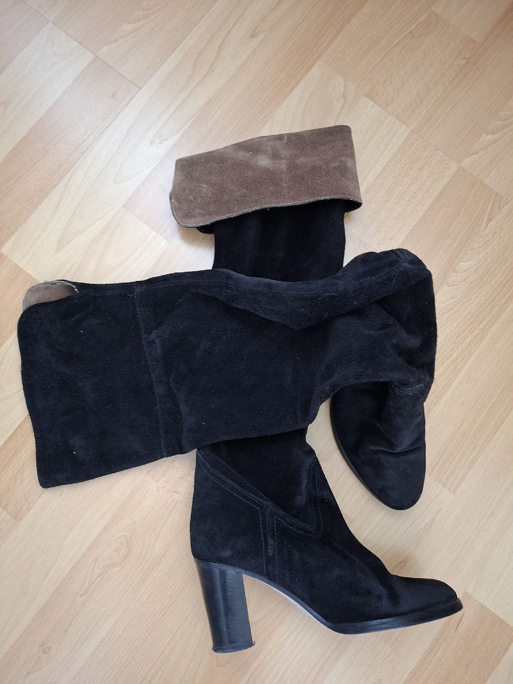Scarpe da donna: Black suede over-the-knee boots, size 37.5 – Usato da Zürich venduto da ste_cpf9 2