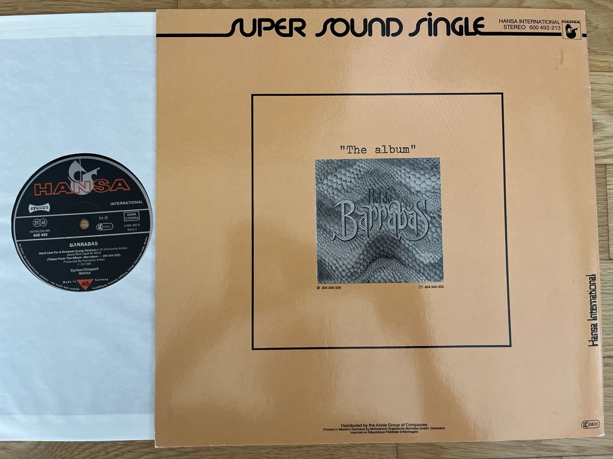 Dischi in vinile: BARRABAS /ON THE ROAD AGAIN – Usato da Sarnen venduto da m-basic 1