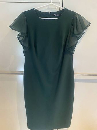 Lauren Ralph Lauren Kleid dunkelgrün  tragbar bis Gr. 38