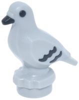 LEGO 7188pb01 ight Bluish Gray Bird, Pigeon