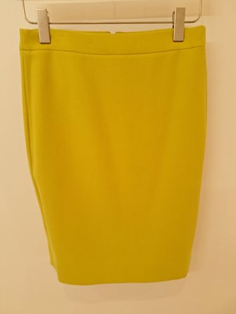 J.Crew No. 2 Pencil Skirt, Size S. Mustard color.