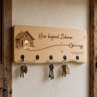 Wunderquelle Emmental Schlüsselbrett „Hier beginnt Zuhause“
