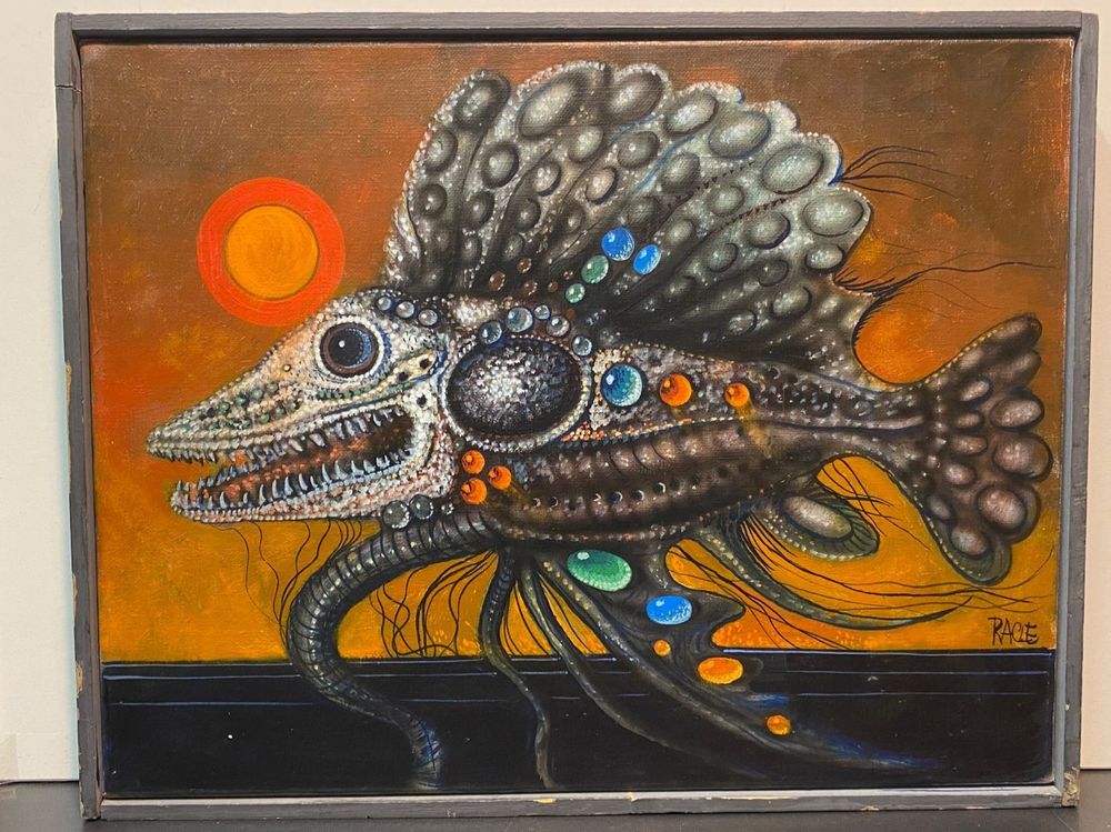 Original Paul Racle 1932 - 2019 Oelbild auf Leinwand Rarität (Gebraucht ...