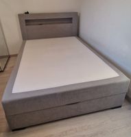 Boxspringbett Alina Conforama grau 140x200 cm gebraucht