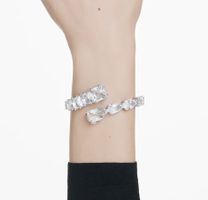 Original Swarovski Crystals Armband Armspange weiss Matrix M