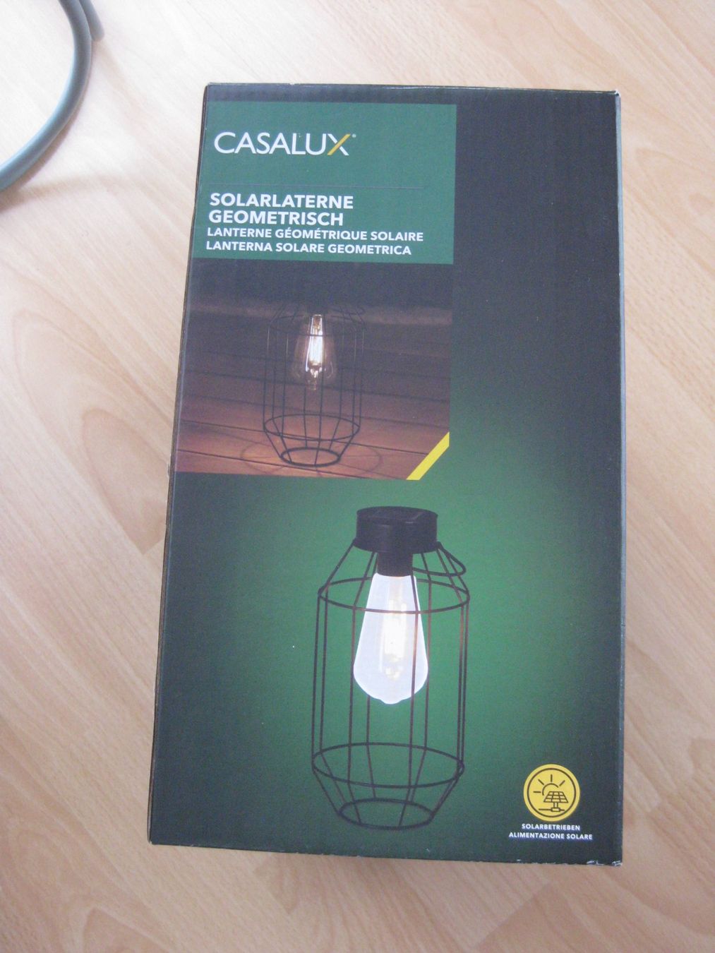 Lampade: 2 schöne geometerische Solarlampen – Nuovo e nell'imballaggio originale da Romanshorn venduto da Wazoohandlung 2