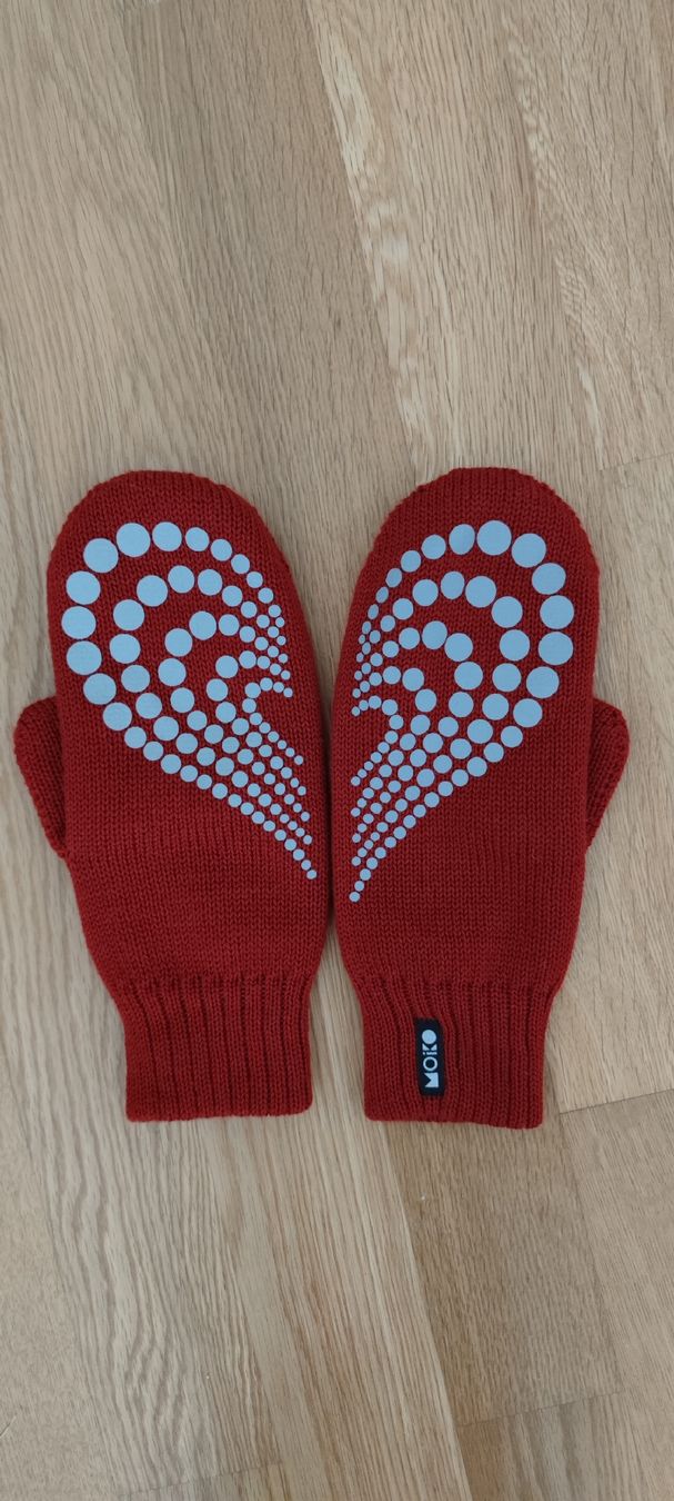 Guanti & manicotti: Moiko Mittens Strick Handschuhe mit Reflektoren – Usato da Wabern venduto da Julia_Sophie_