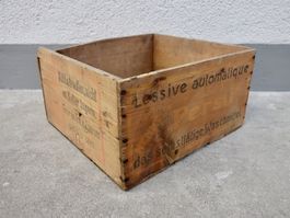 alte Holzkiste Kiste Seifenkiste PERSIL HENKEL & CIE BASEL
