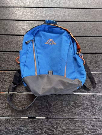 Kappa Rucksack blau orange guter Zustand