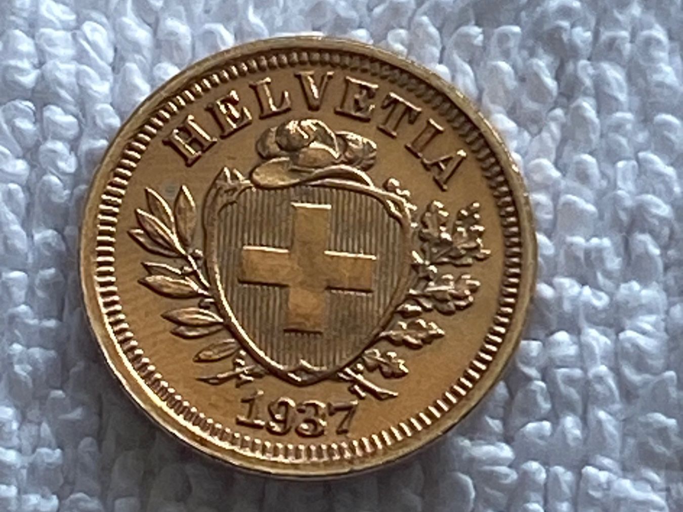 Tutti le monete: 1 centime/rappen 1937 – Usato da Nyon venduto da Ilmi09