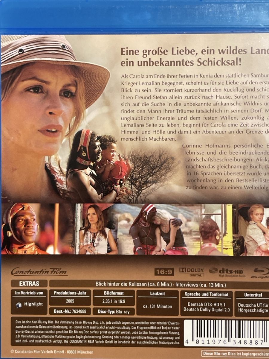 Tutti i DVDs: Die weisse Massai (2005) – Nuovo (secondo la descrizione) da Waldenburg venduto da Gonzo8 1