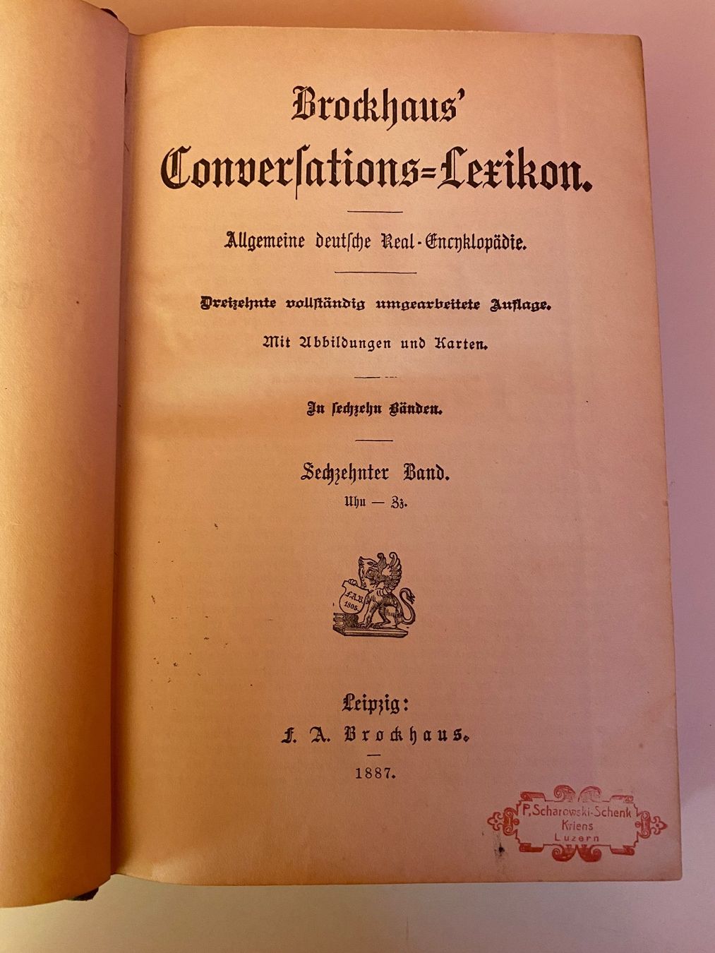 Libri: Brockhaus 13. Auflage – Usato da Oberentfelden venduto da dsommer57 2