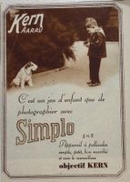 Vintage Reklame, Kern Kamera Simplo, 1931