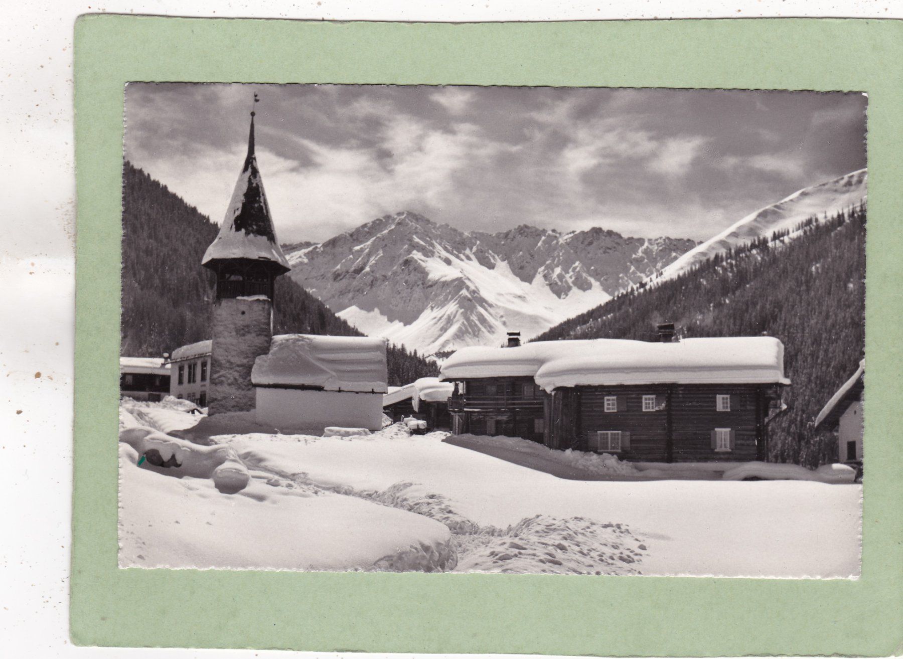 Cartes postales: Monstein bei Davos mit Gipshorn 1951 – D'occasion à Herisau par Lisegrat2008