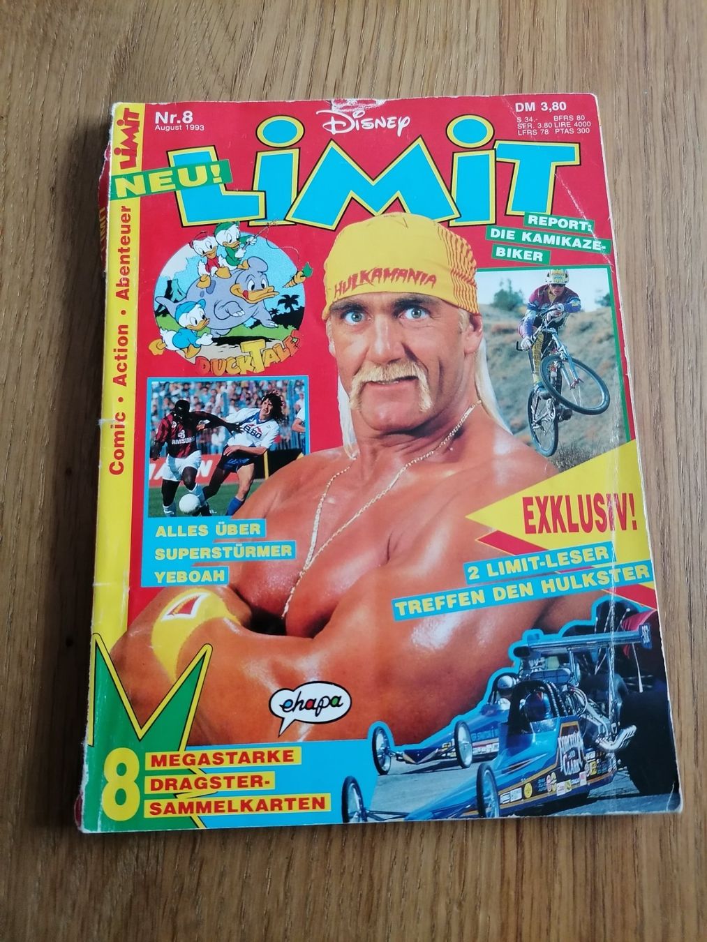Neu Limit Comic Nr. 8, August 1993, mit Hulk Hogan (Gebraucht) in Basel ...