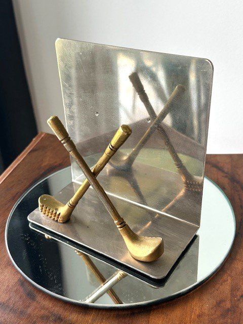 Sonstige Dekorationen & Accessoires: bÜchERStÜtZE  tHEmA  gOLF – Gebraucht aus Winkel von zeho