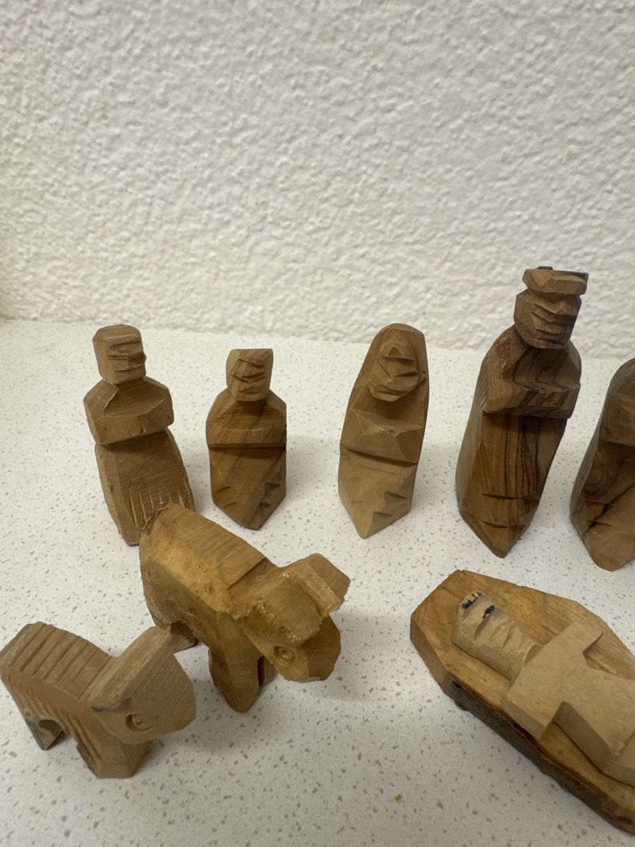 Figuren: Holz geschnitzte Weihnachtskrippe Figuren Set Vintage Deko W – Gebraucht aus Abtwil SG von ale2002 3