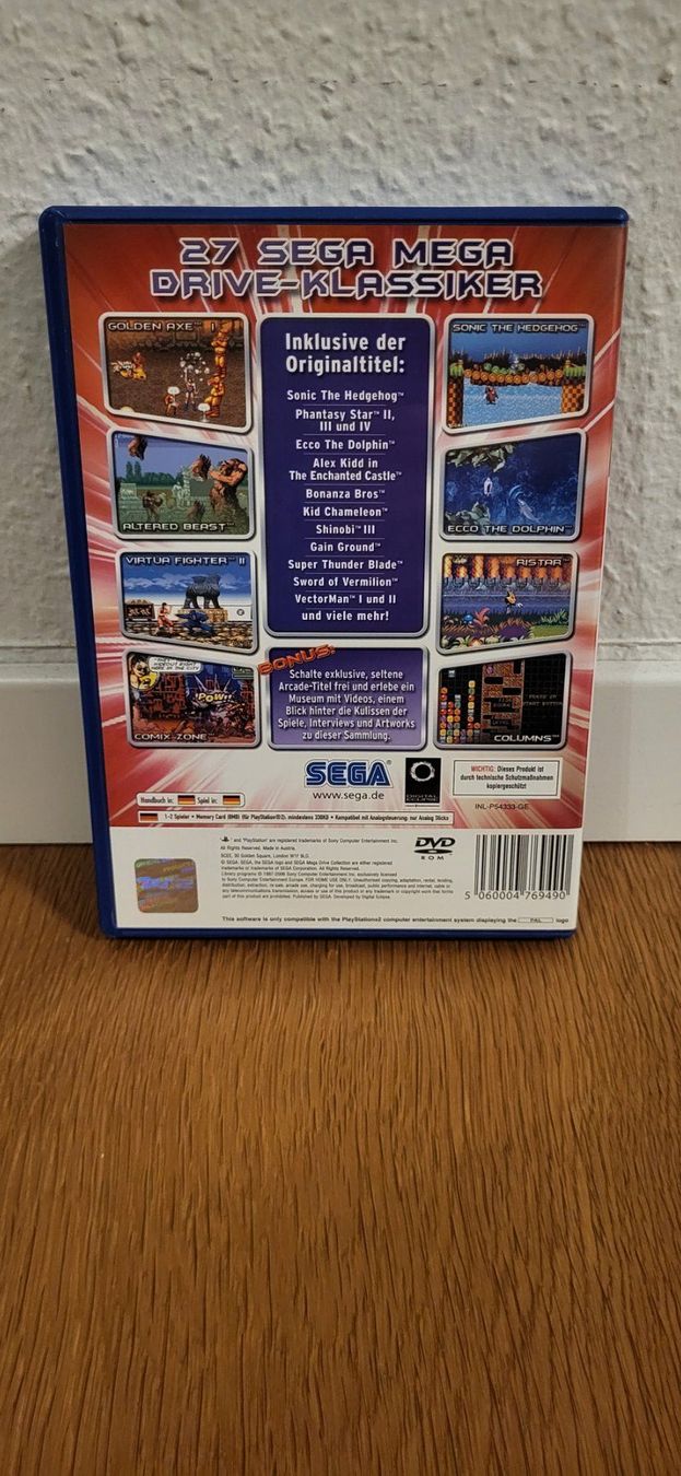Sega Giochi: PS 2 - Sega Mega Drive Collection – Usato da Münsingen venduto da Heroism2010 1
