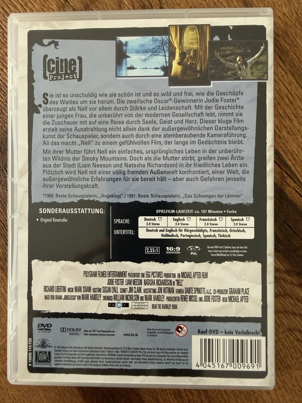 Alle DVDs: Nell (1994) – Gebraucht aus Zürich von Gekuu 1