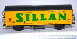 GEDECKTER GÜTERWAGEN MIT METALLACHSEN SILLAN LIMA SPUR 0
