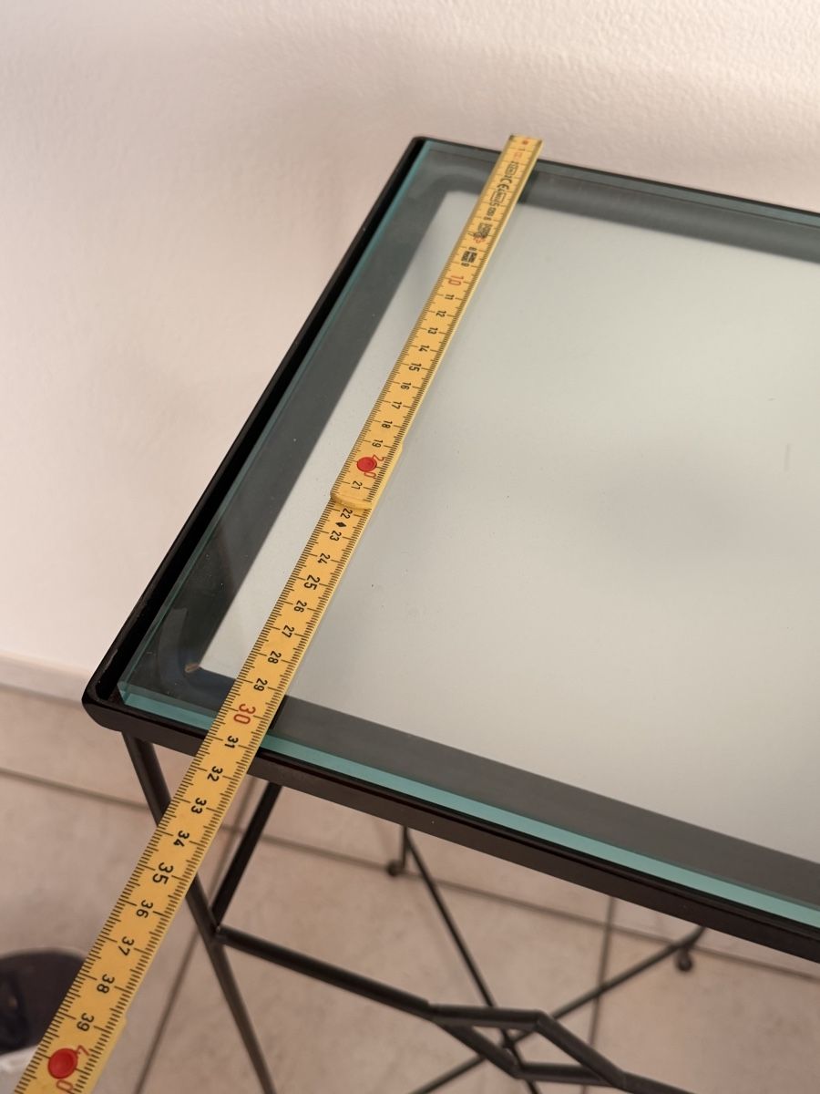 Altro per la casa: Ständer mit Glasplatte, Metall 91 cm – Nuovo (secondo la descrizione) da Lufingen venduto da Smily37 3
