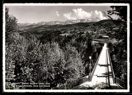 AK Stein /App., Brücke Haggen, Schwanenbrücke, Blick zum Sän