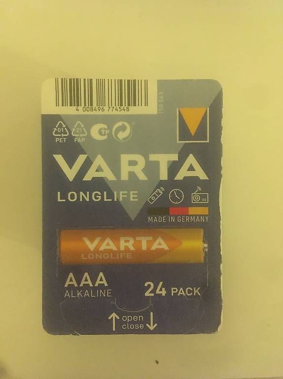 Caricatori & Batterie: Piles AAA 16 pièces VARTA longlife – Usato da Chavannes-Près-Renens venduto da chr_h9df