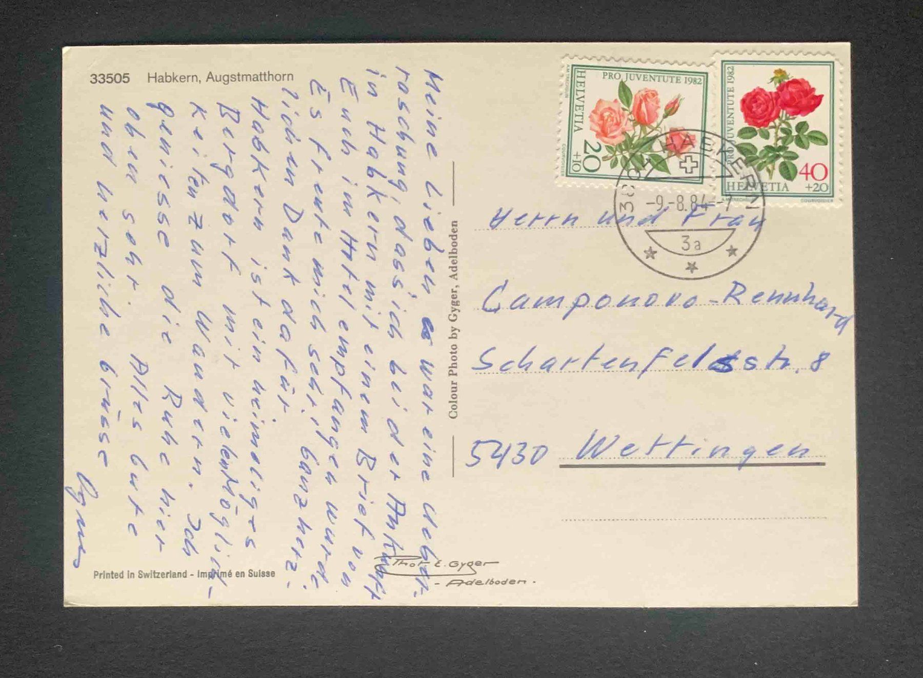 Cartoline postali: AK Habkern Augstmatthorn – Usato da Goldau venduto da artelier1 1