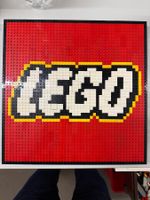 Lego Logo 38x38 cm gross aus echten Lego-Steinen