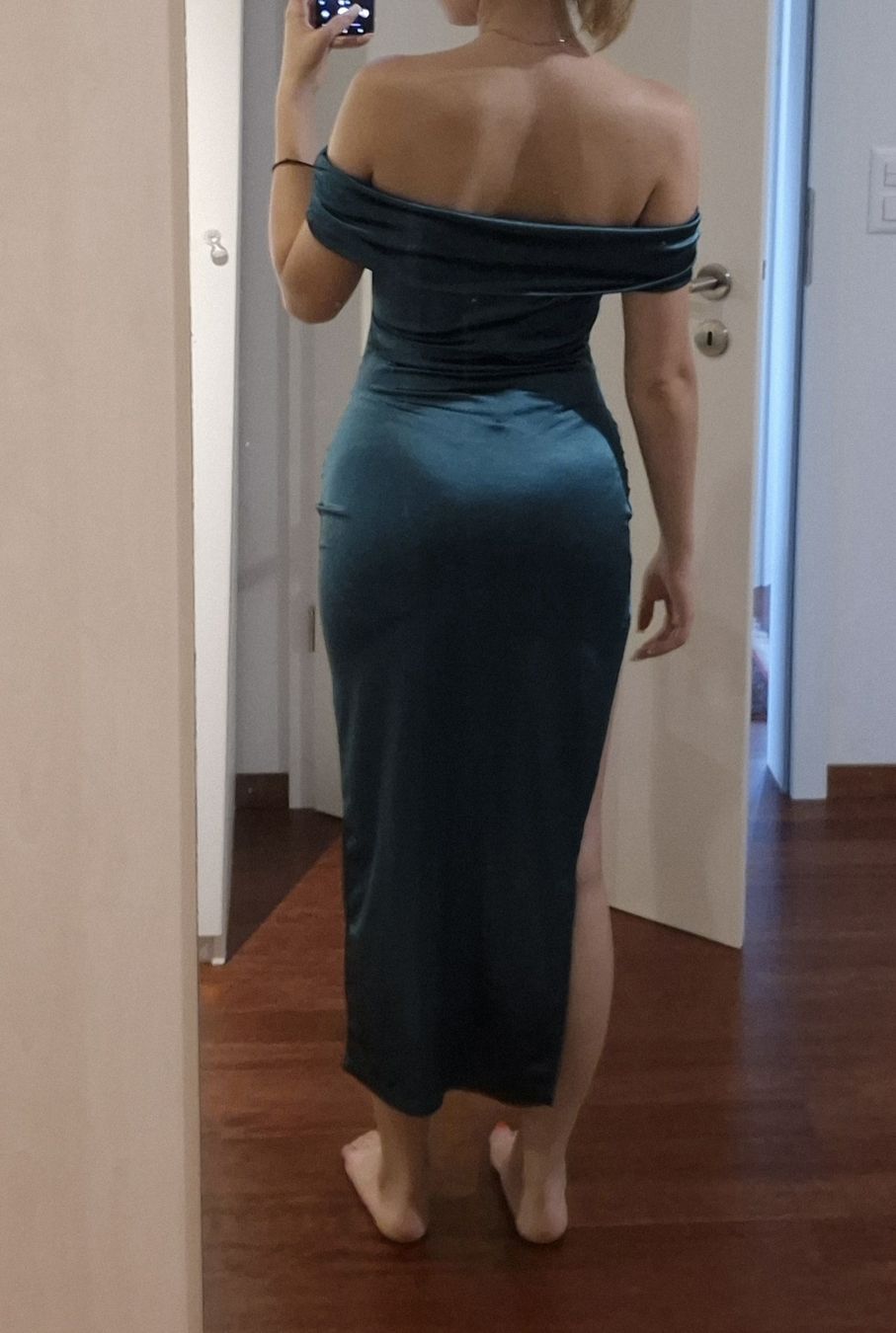 Vestiti: Smaragdgrünes Abendkleid – Nuovo (secondo la descrizione) da Strengelbach venduto da ich1.0 2