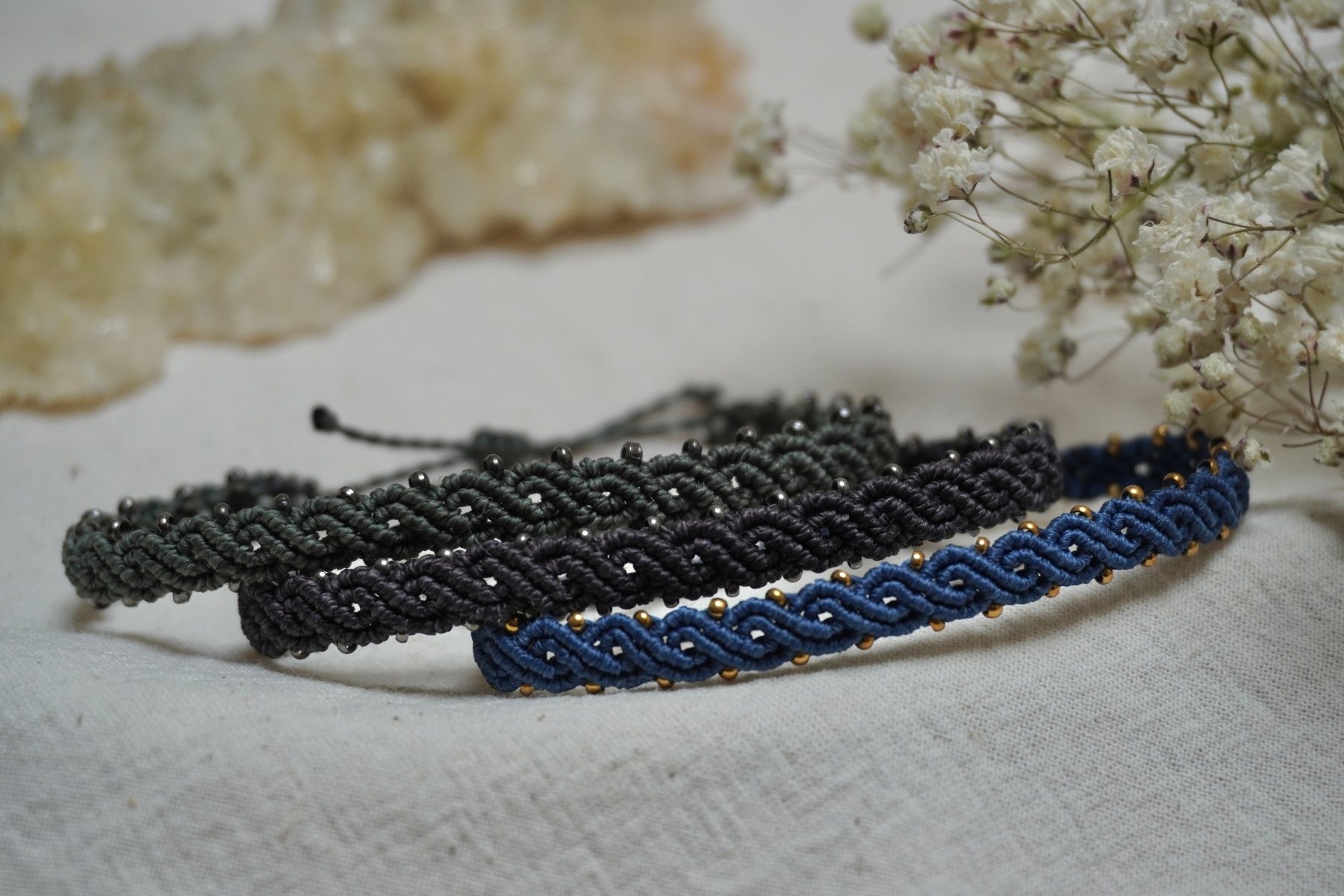 Bracciali & Braccialetti: caelina - Makramee Armband - Personalisierbar – Nuovo (secondo la descrizione) da Heerbrugg venduto da R.St27 4