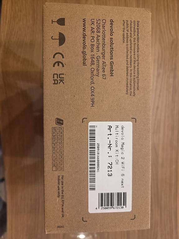 Devolo Modem & Router: Devolo Magic 2 Wifi 6 Kit Multiroom neuf – Nuovo e nell'imballaggio originale da Champagne venduto da mar_yp55 1
