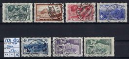 1914-1931 Serie Gebirgslandschaften, gute Werte Gest. SBK130