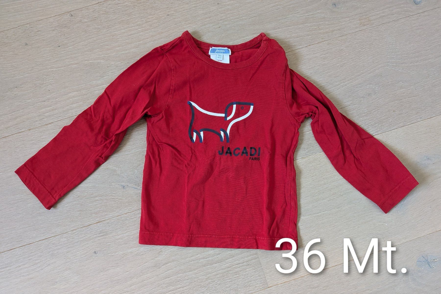 Jacadi Pullover & Sweatshirts: Jacadi Langarmshirt mit Hunde-Print | Gr. 36 Mt. – Neu (gemäss Beschreibung) aus Appenzell-Steinegg von AppenzellerIn