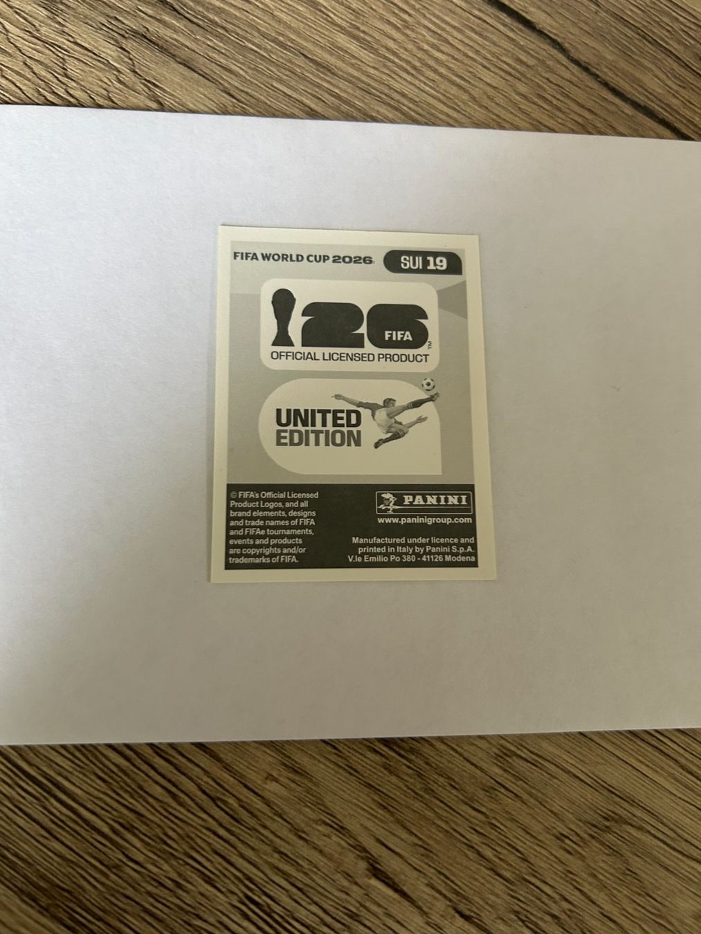 Panini Carte collezionabili: Panini FIFA World Cup 2026 - SUI 19 – Usato da Zumikon venduto da meter03 1