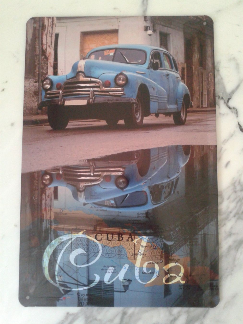 Schilder: 2 Blechschilder Cuba Oldtimer NEU – Neu (gemäss Beschreibung) aus Camorino von Campellino 2