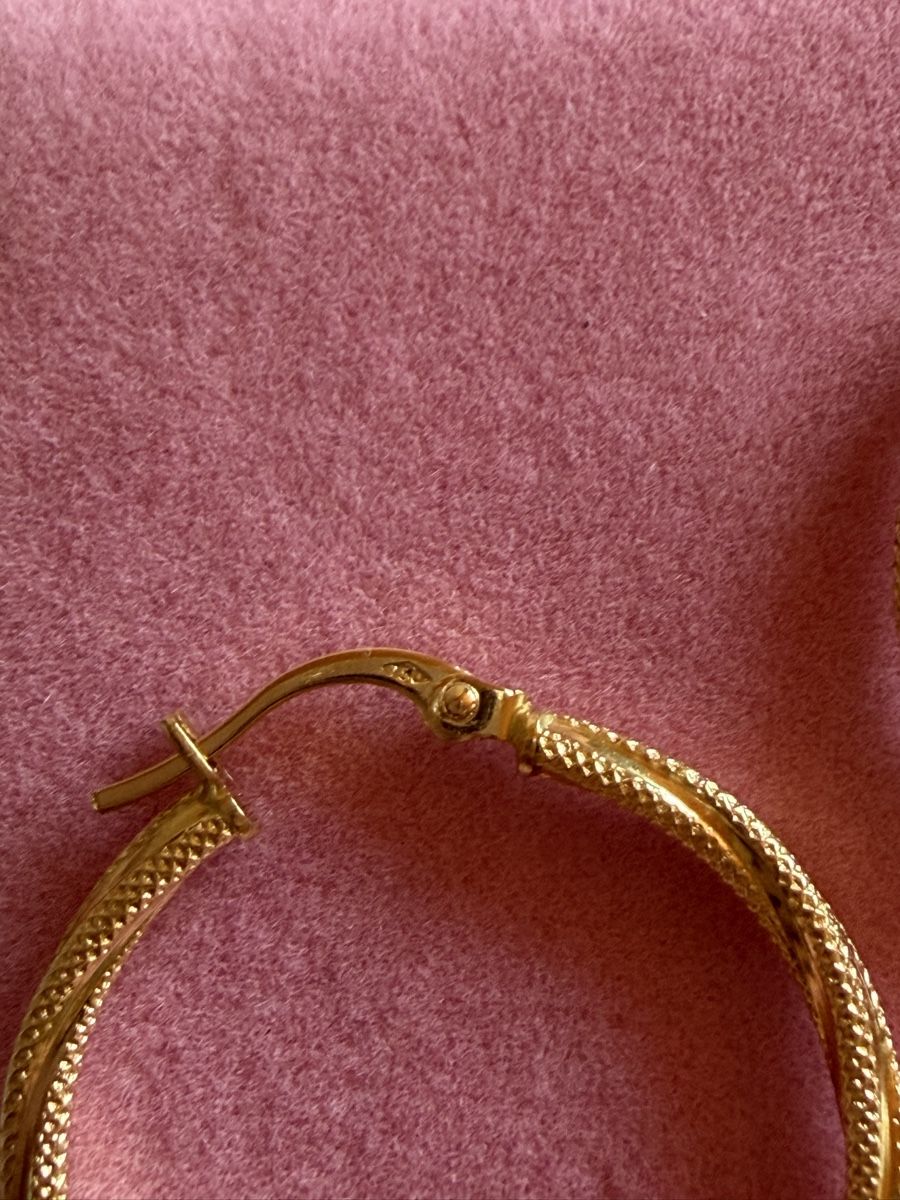 Ohrringe & -stecker: 750 Yellow Gold Loop Earrings – Neu (gemäss Beschreibung) aus St.Josefen von lop_lh8d 4