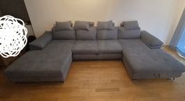 Bettsofa grau